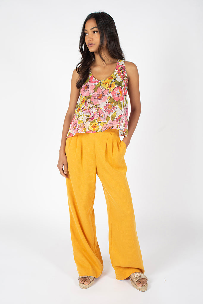 Stolen Summer Betty Trousers in Mustard