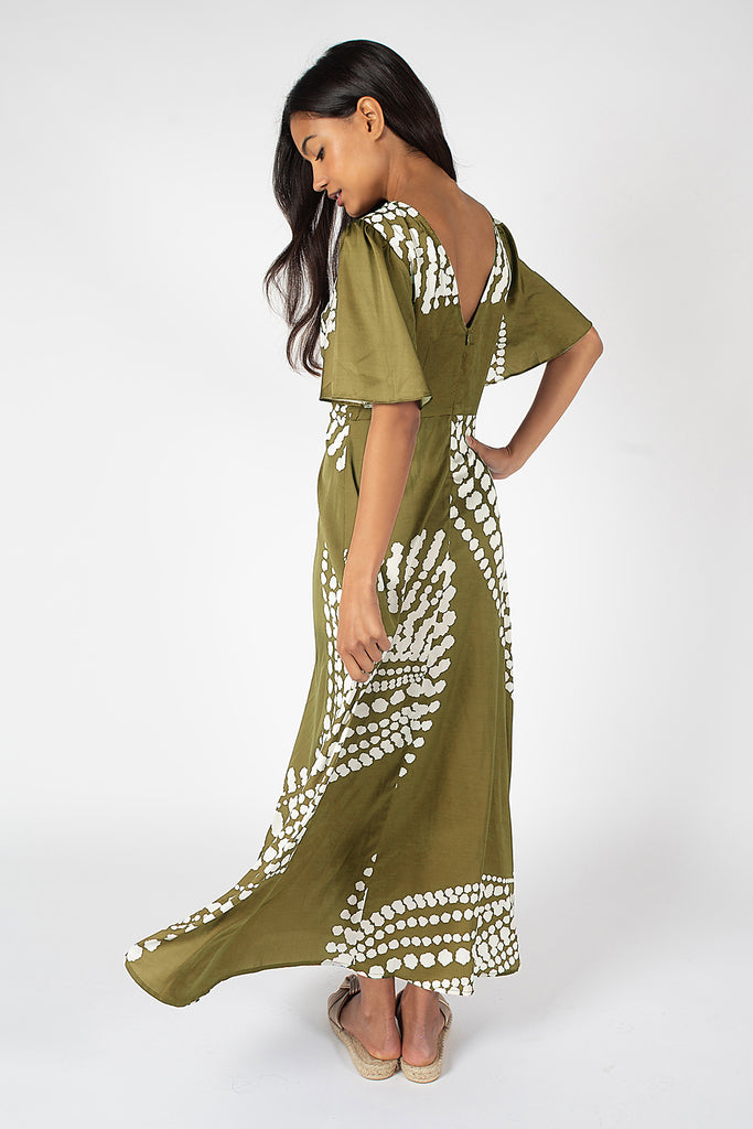 The Odes Rene Dress in Olive