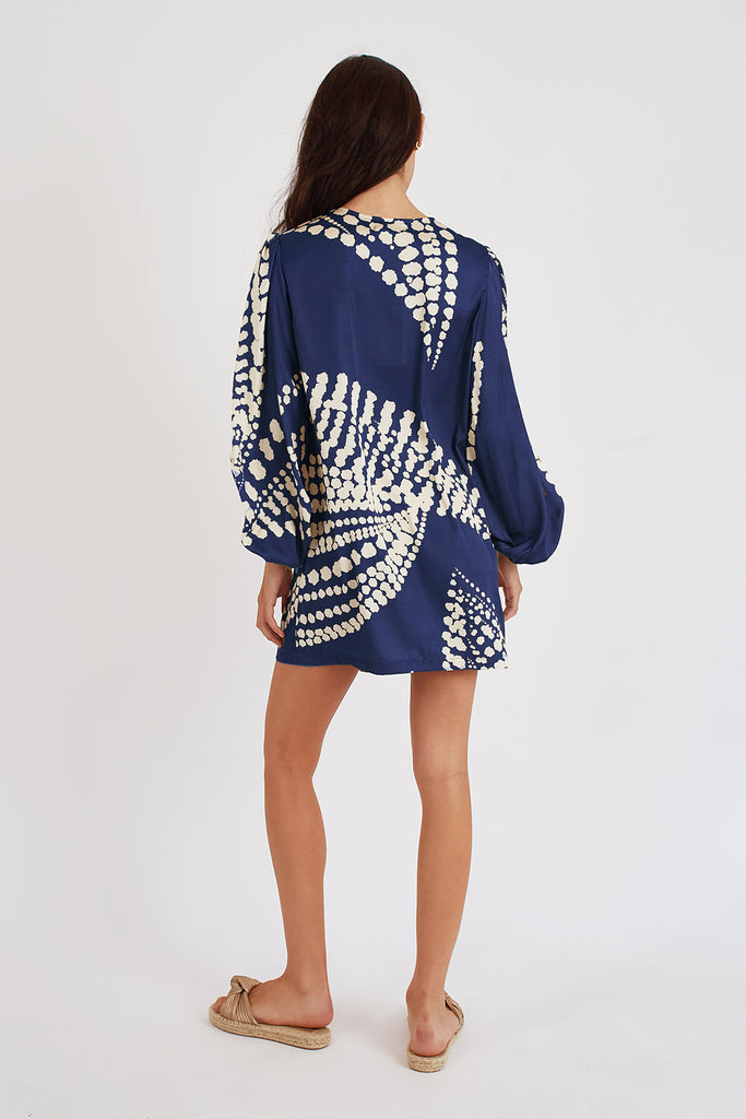 The Odes Mia Dress in Blue