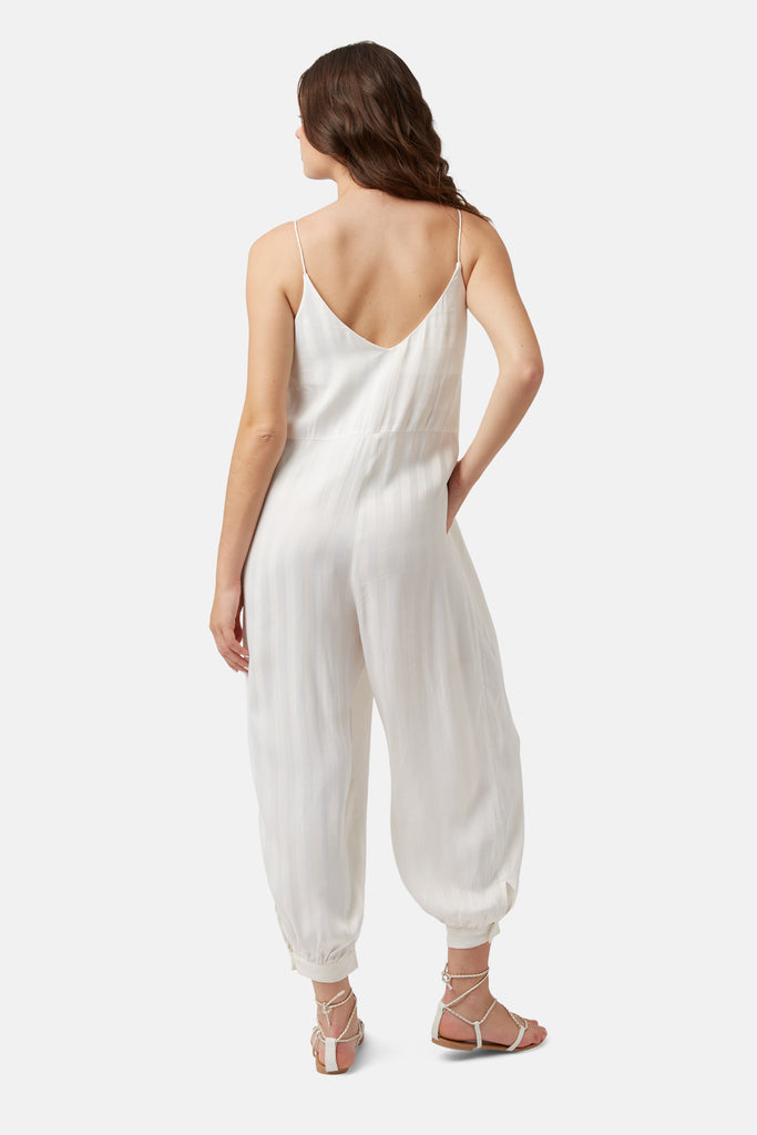 Telling Stories Jumpsuit in White
