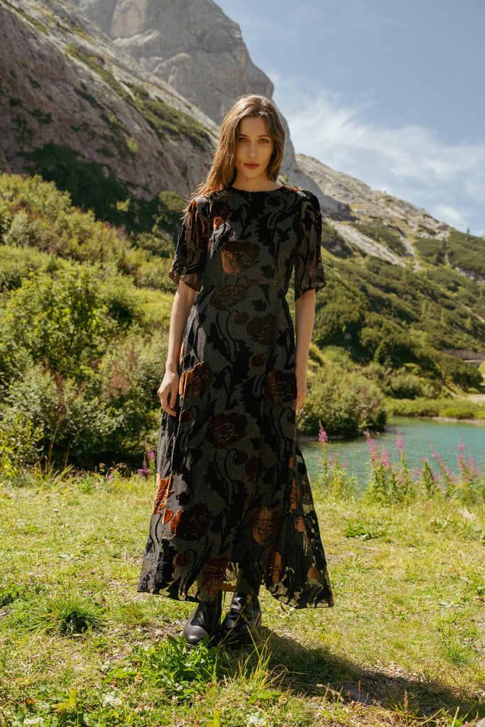 Burnout Millie Dress
