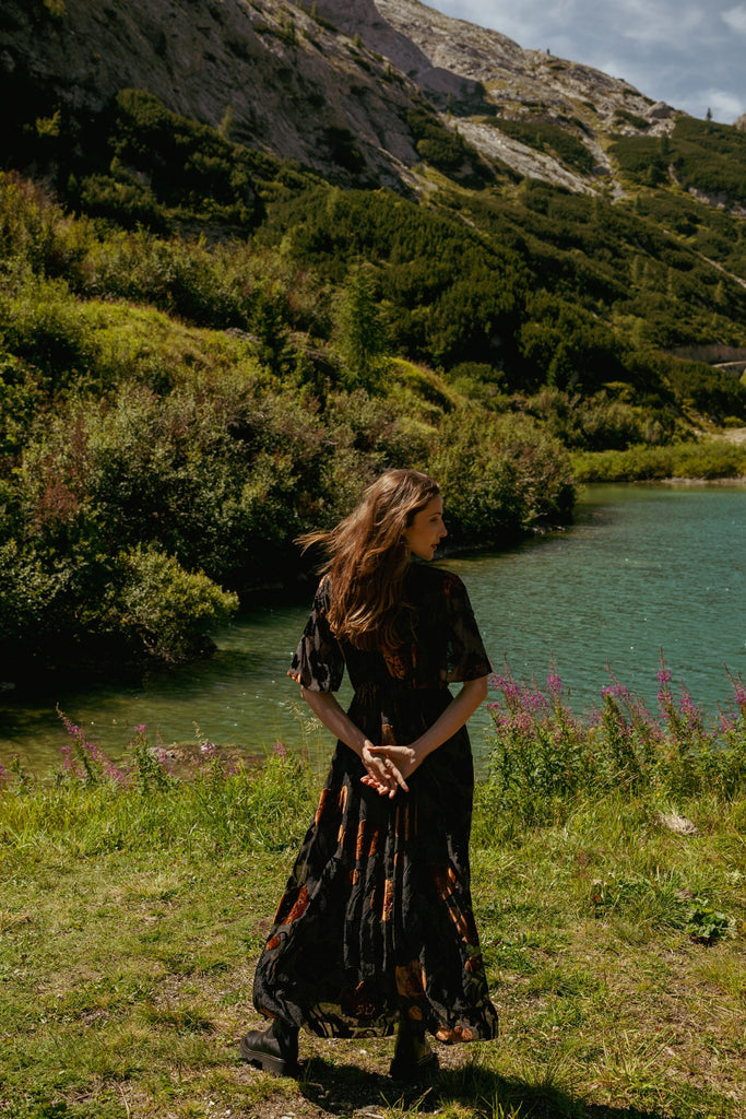 Burnout Millie Dress