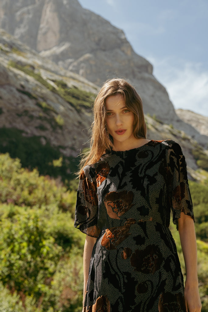 Burnout Millie Dress