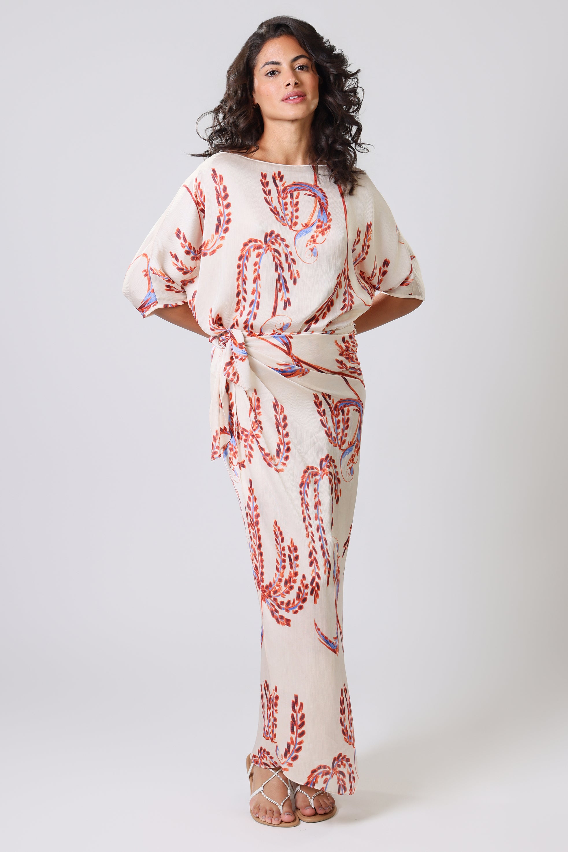 Birds Feather Penny Dress