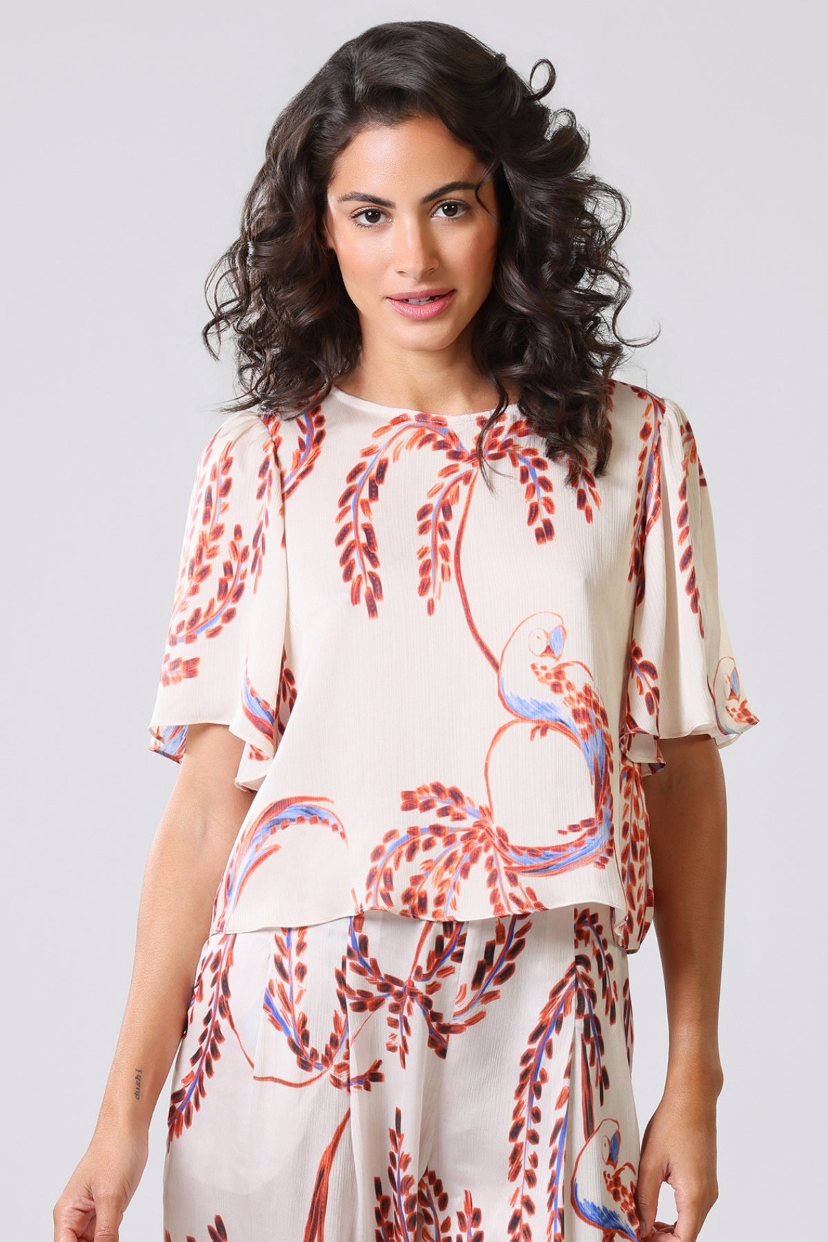 Birds Feather Rene Blouse
