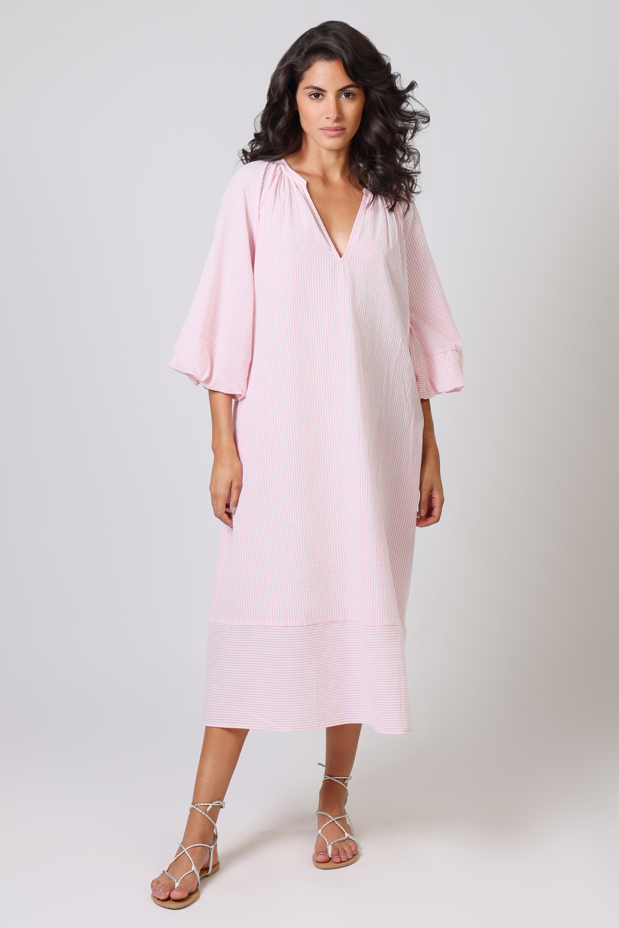 white christmas dresses Florence Midi Dress in Sage & Blush Paisley main image 0