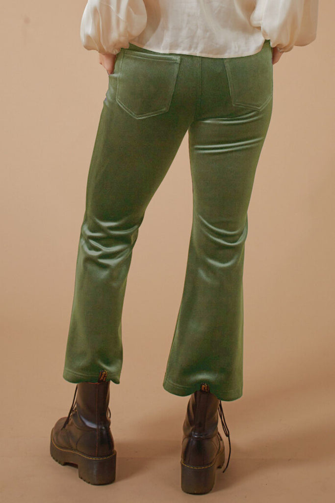 Corrie Bratter The Crop Trousers in Green