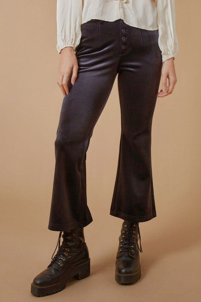 Corrie Bratter The Crop Trousers in Charcoal