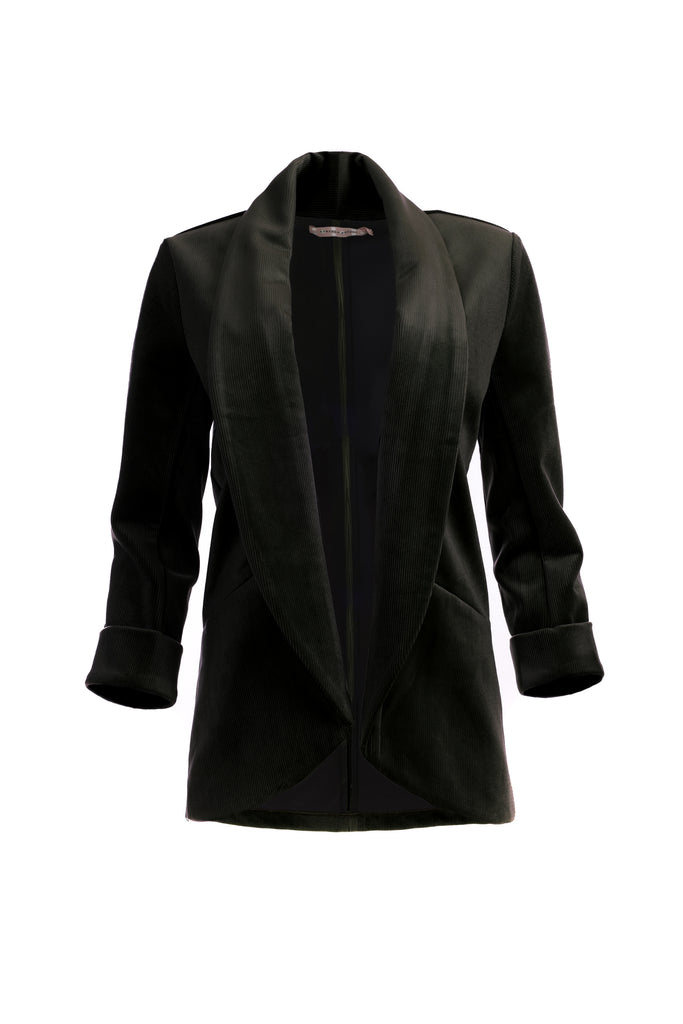 Corrie Bratter Boyfriend Jacket in Black