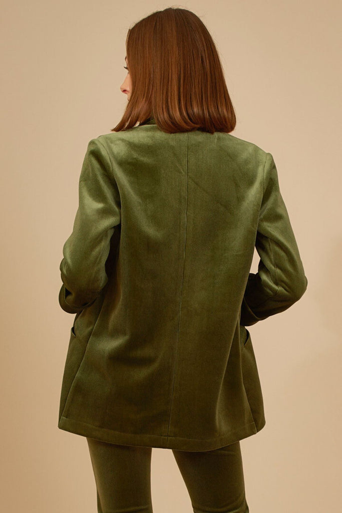 Corrie Bratter Boyfriend Jacket in Green