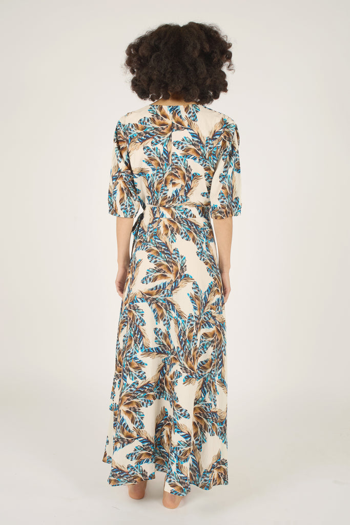 Feckless Feathers Charlie Wrap Dress