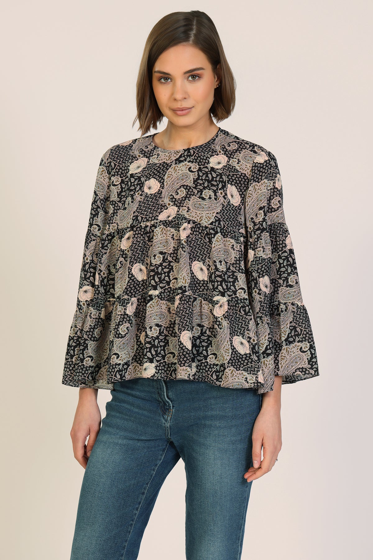 Faded Glory Janis Blouse