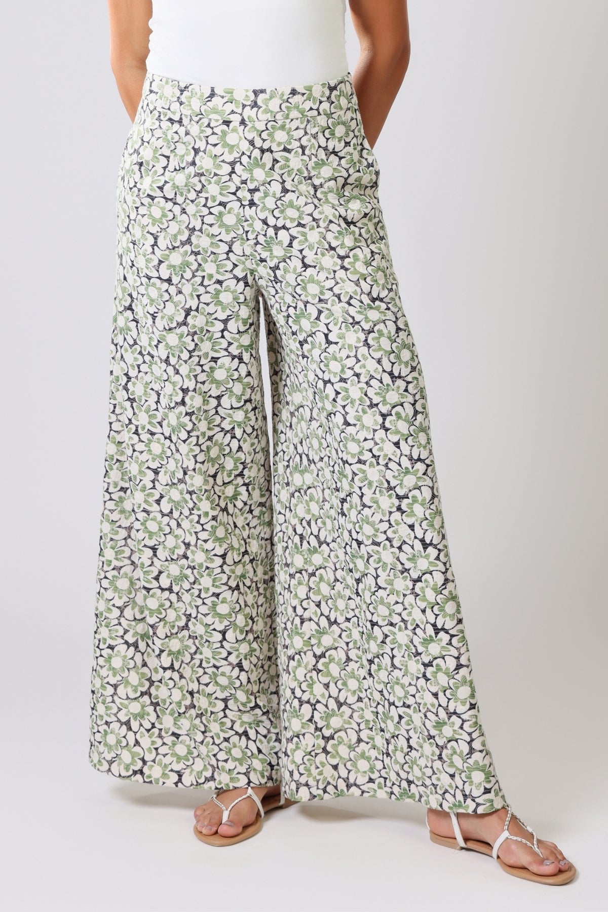 Floral Anglaise Rene Trousers