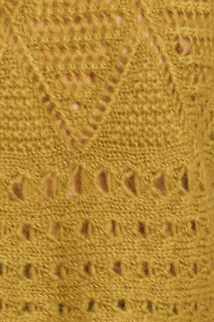 Swatch for green knitted top fabric.