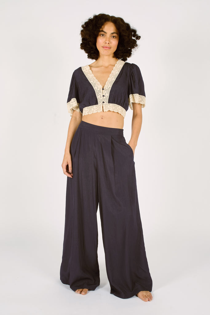 Midnight Lace Evie Trousers