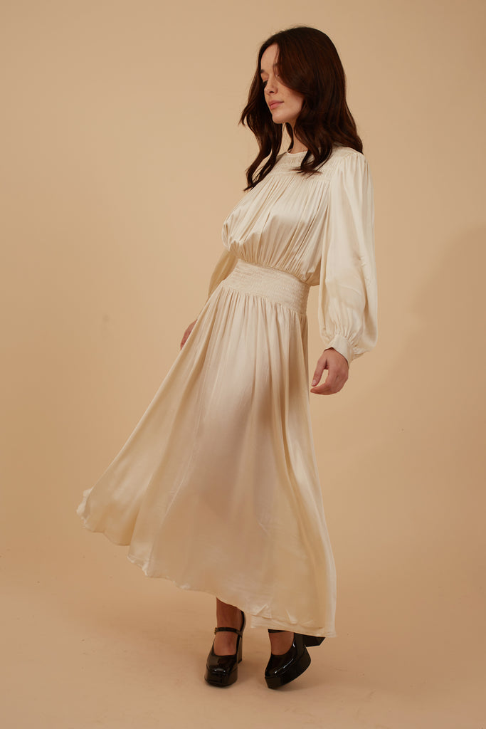 Silkwood Thelma Dress in Cream