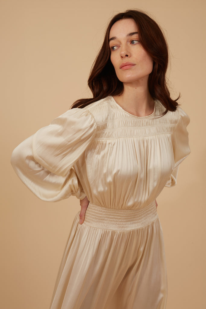 Silkwood Thelma Dress in Cream