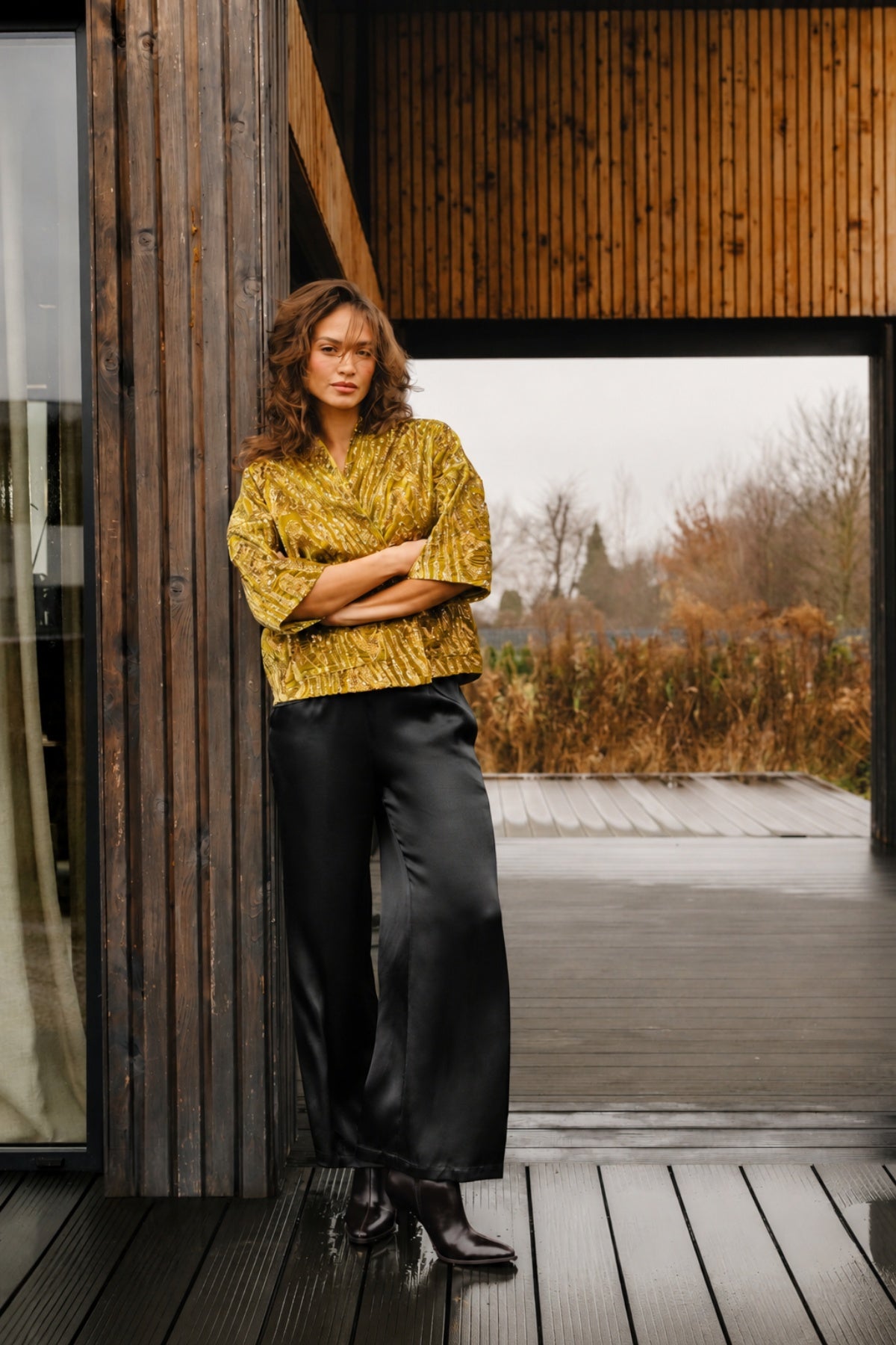 Smooth Operator Edith Trousers in Black