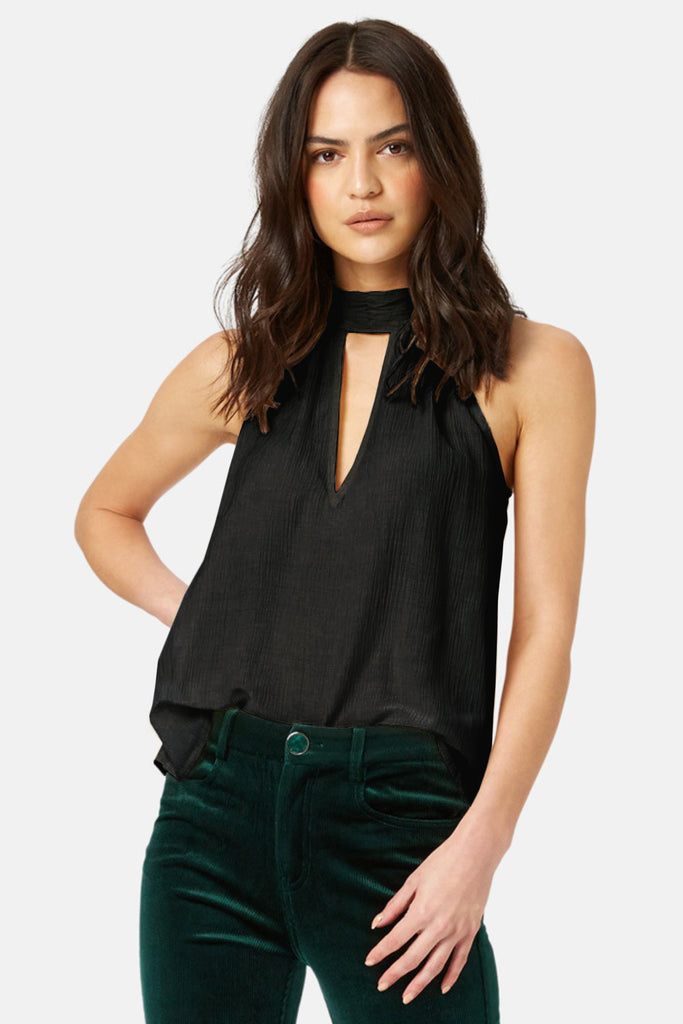 The Great Silence Halter Top in Black
