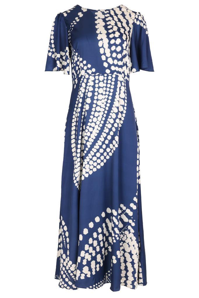 The Odes Rene Dress in Blue