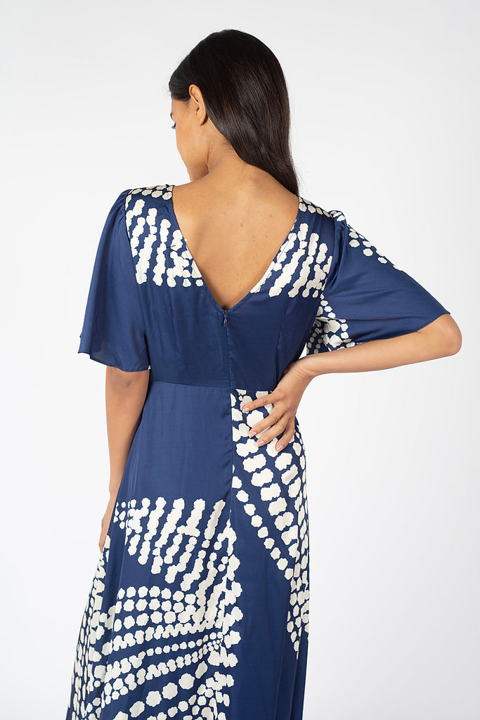 The Odes Rene Dress in Blue