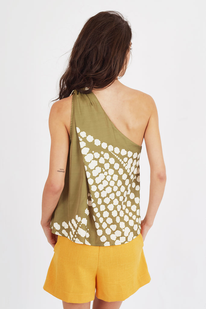 The Odes Lola Top in Olive