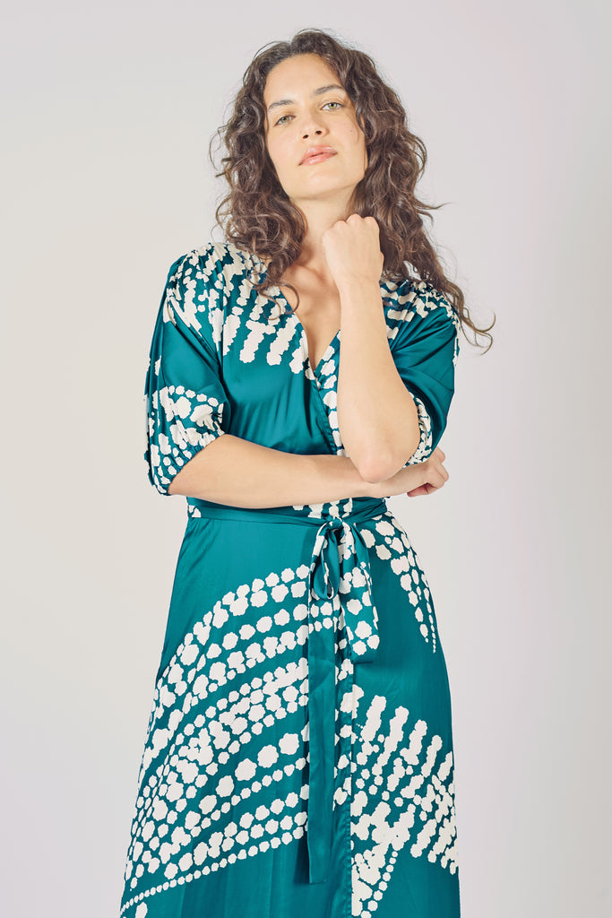 The Odes Revisited Charlie Wrap Dress