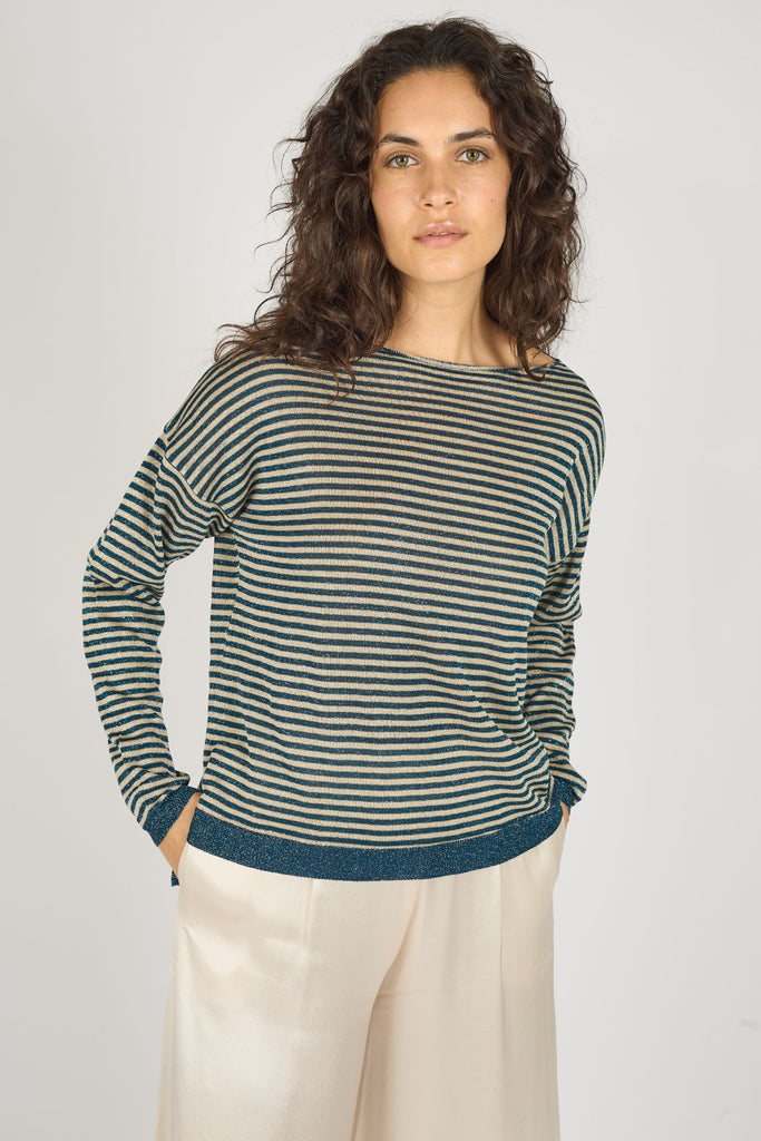 Tuscan Hills Maude Jumper in Blue