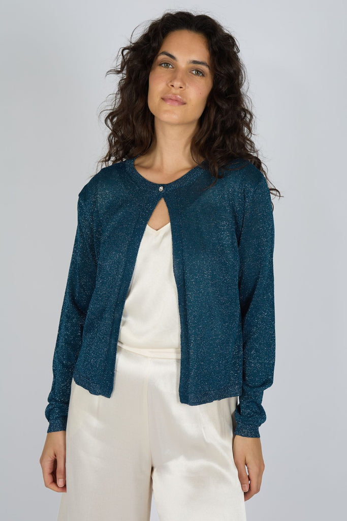 Tuscan Hills Ava Cardigan in Blue