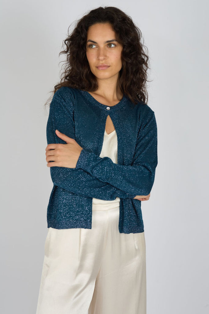 Tuscan Hills Ava Cardigan in Blue