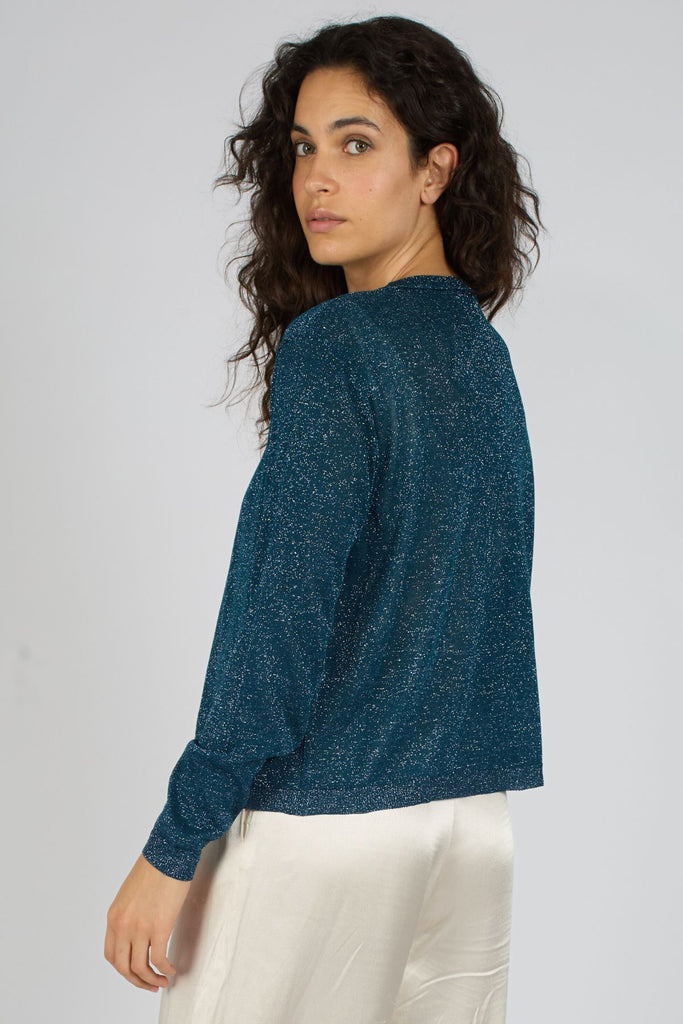 Tuscan Hills Ava Cardigan in Blue