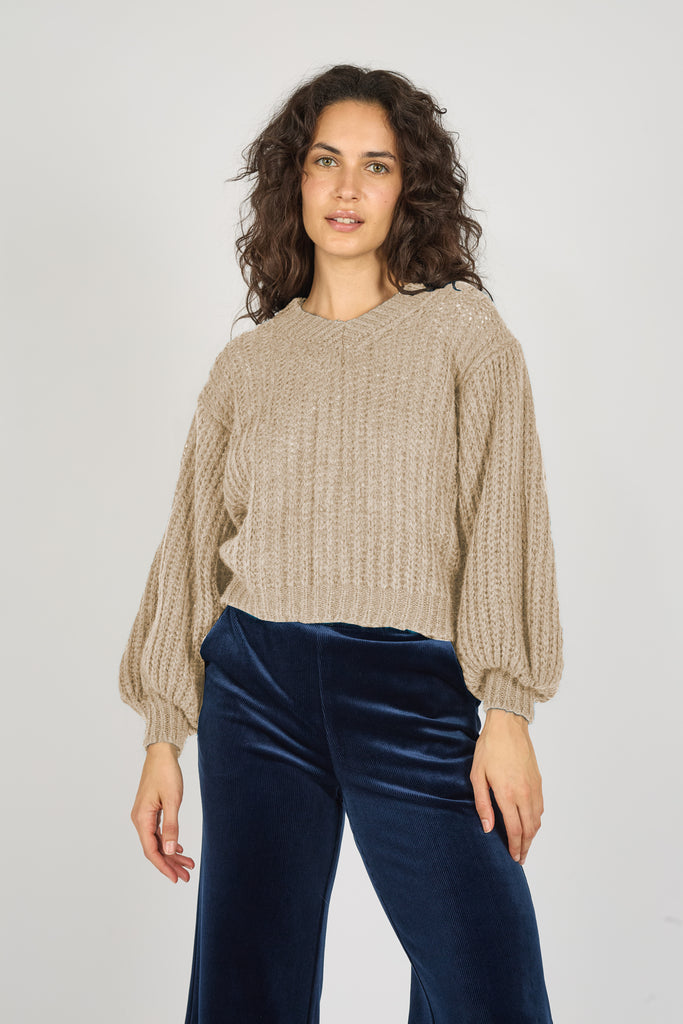 Tuscan Hills Loretta Jumper in Beige