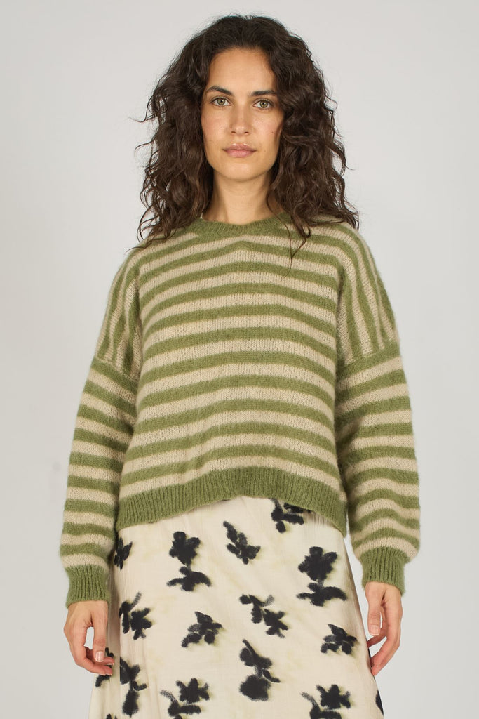 Tuscan Hills Bassett Jumper in Green