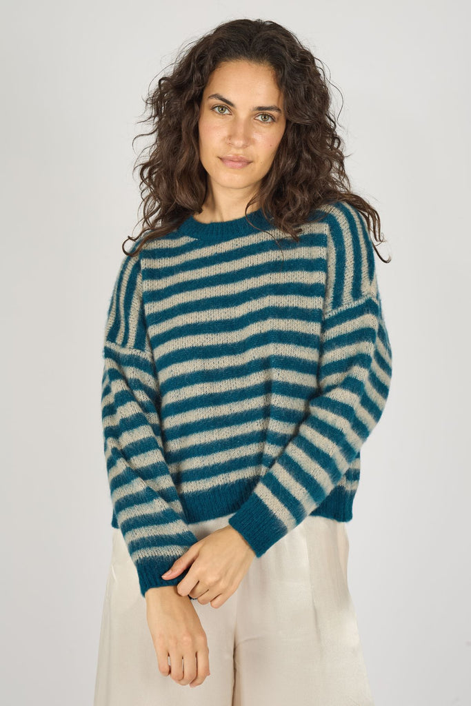 Tuscan Hills Bassett Jumper in Blue