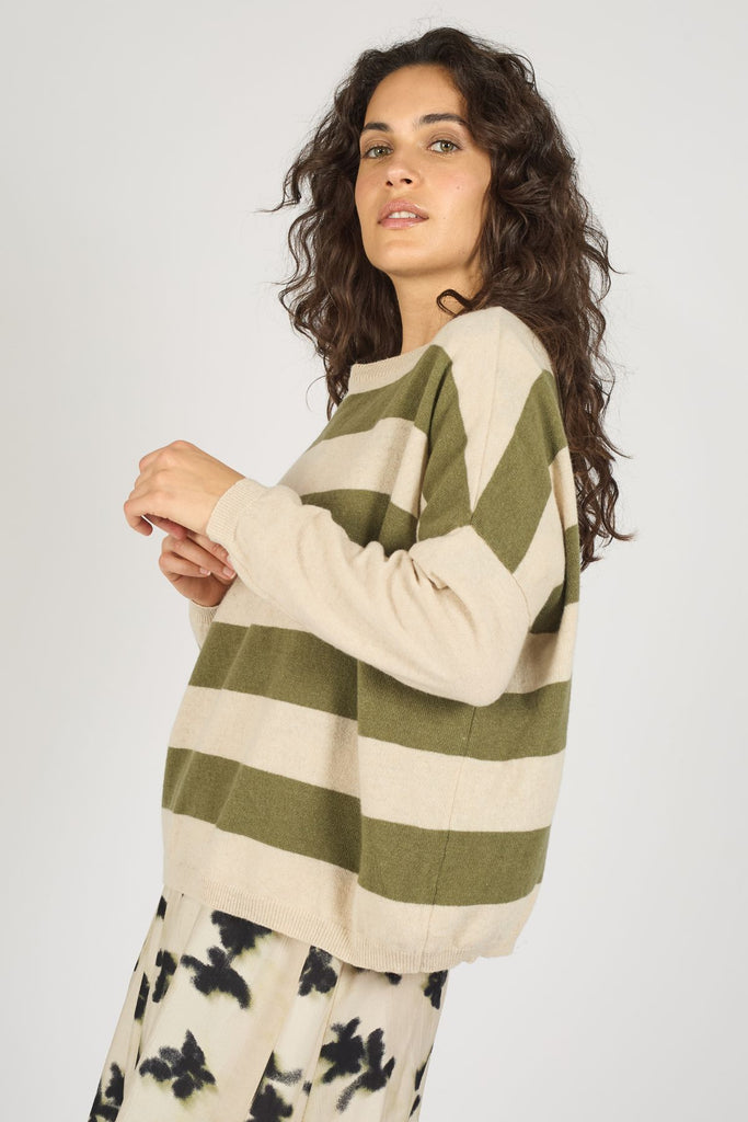 Tuscan Hills Bertie Jumper in Green