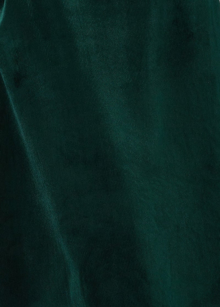 Corrie Bratter Returns Cord Wiggle Dress in Green