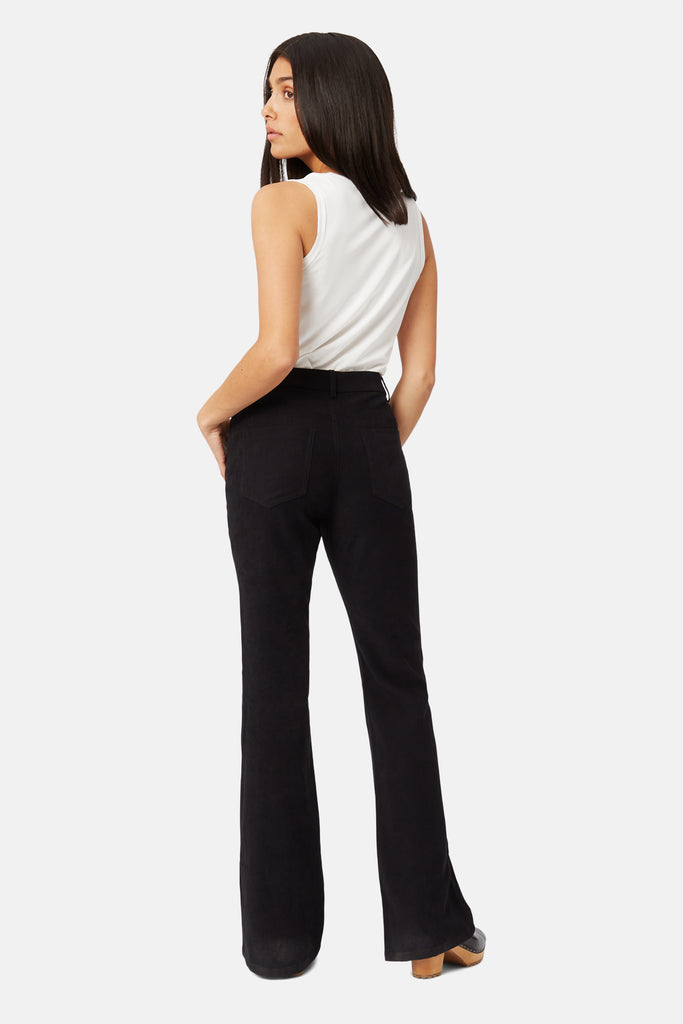 Solitude and Silence Flare Trousers in Black